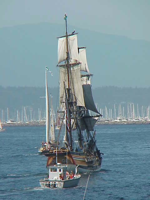    Stern, tall ship  Tall Ships Festival     Seattle